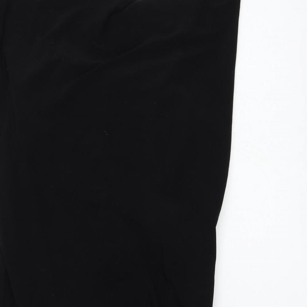 Cameo Rose Womens Black  Polyester Slip Dress  Size 8  Square Neck Pullover