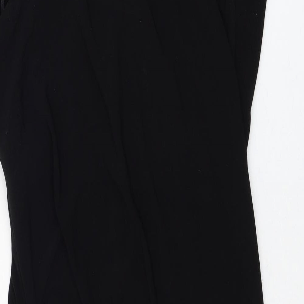 Cameo Rose Womens Black  Polyester Slip Dress  Size 8  Square Neck Pullover