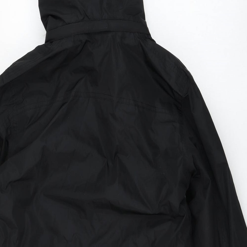 Regatta Womens Black   Rain Coat Coat Size 12  Zip