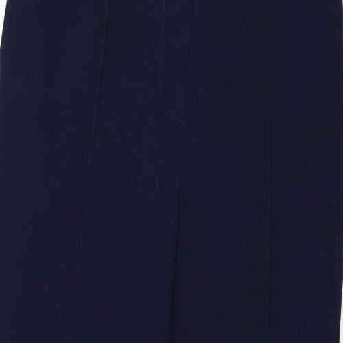 Dorothy Perkins Womens Blue  Polyester Carrot Trousers Size 12 L27 in Regular