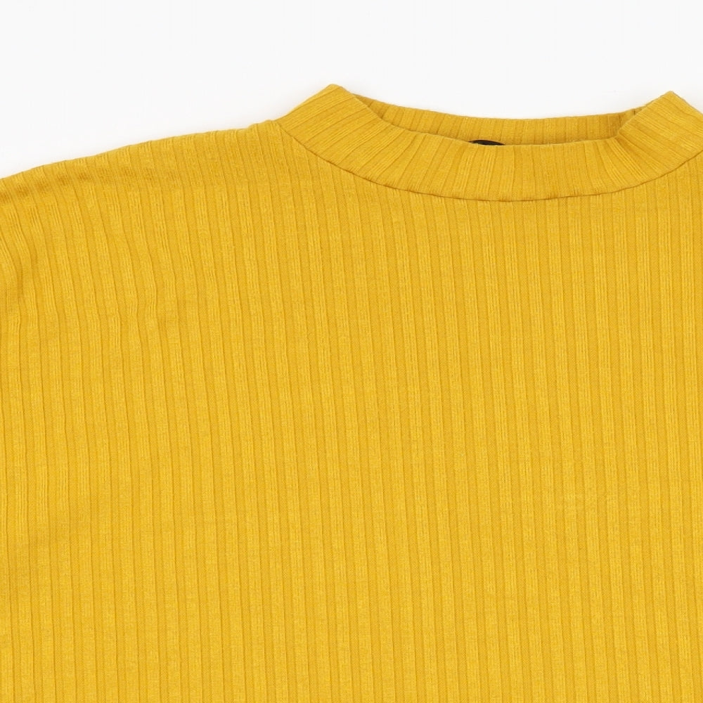 Dunnes Stores Womens Yellow  Viscose Pullover Sweatshirt Size 16  Pullover