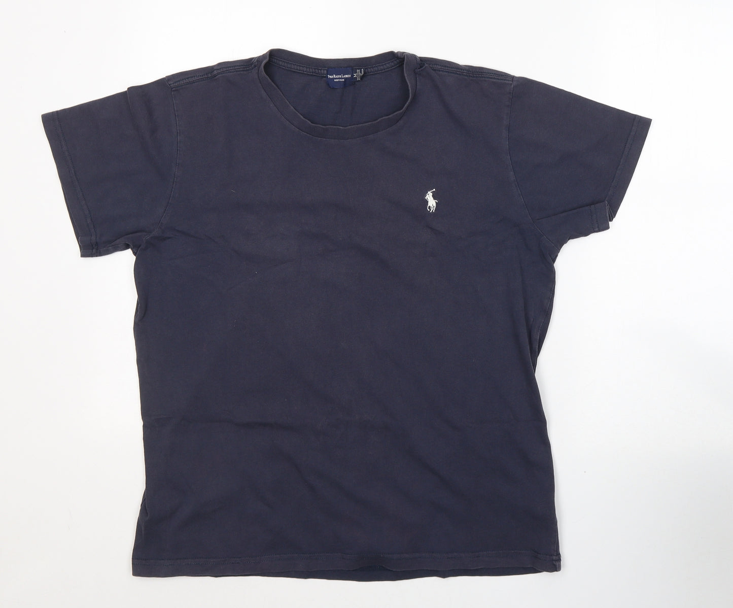 Polo Ralph Lauren Mens Blue  Cotton  T-Shirt Size M Round Neck