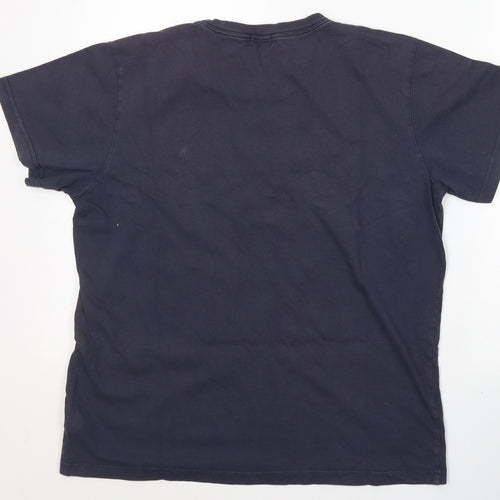 Polo Ralph Lauren Mens Blue  Cotton  T-Shirt Size M Round Neck