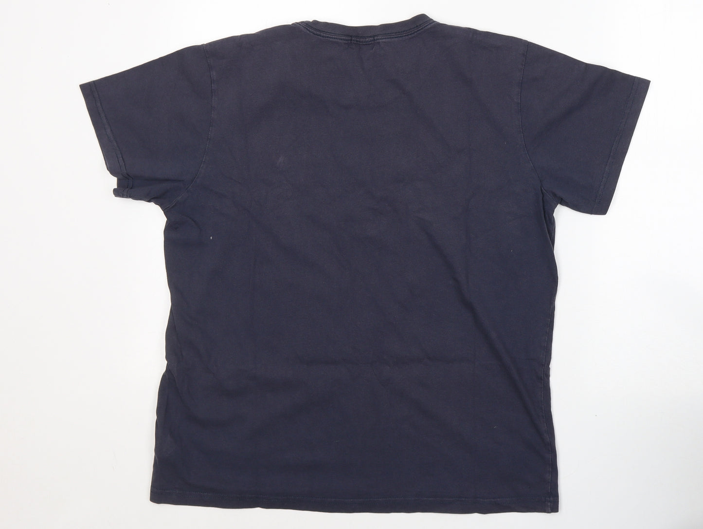 Polo Ralph Lauren Mens Blue  Cotton  T-Shirt Size M Round Neck