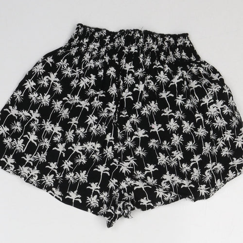 FB Sister Womens Black Geometric Cotton Sailor Shorts Size XS  Regular Pull On