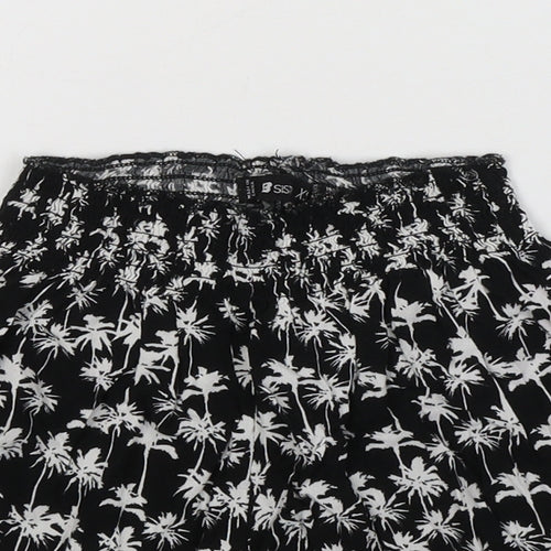 FB Sister Womens Black Geometric Cotton Sailor Shorts Size XS  Regular Pull On