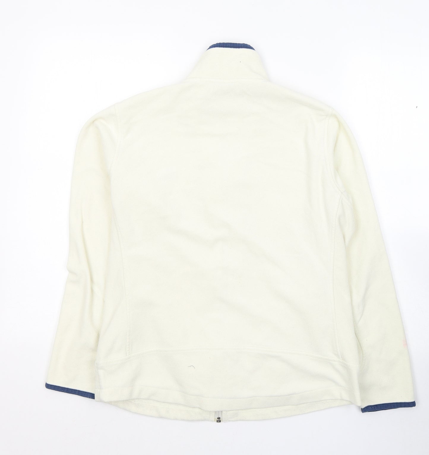Craghoppers Womens Ivory  Polyester Full Zip Sweatshirt Size 12  Zip