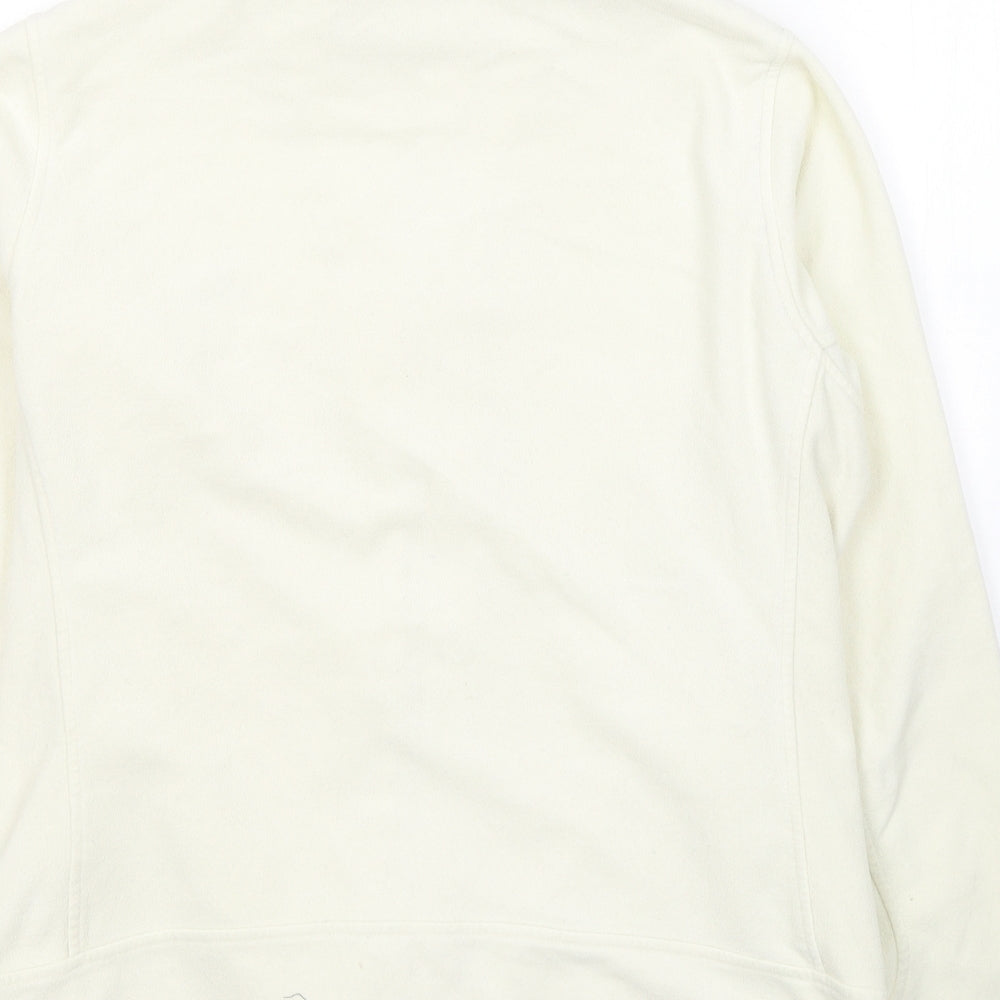 Craghoppers Womens Ivory  Polyester Full Zip Sweatshirt Size 12  Zip