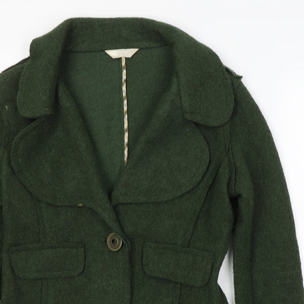 Awear Womens Green   Jacket Blazer Size 12  Button