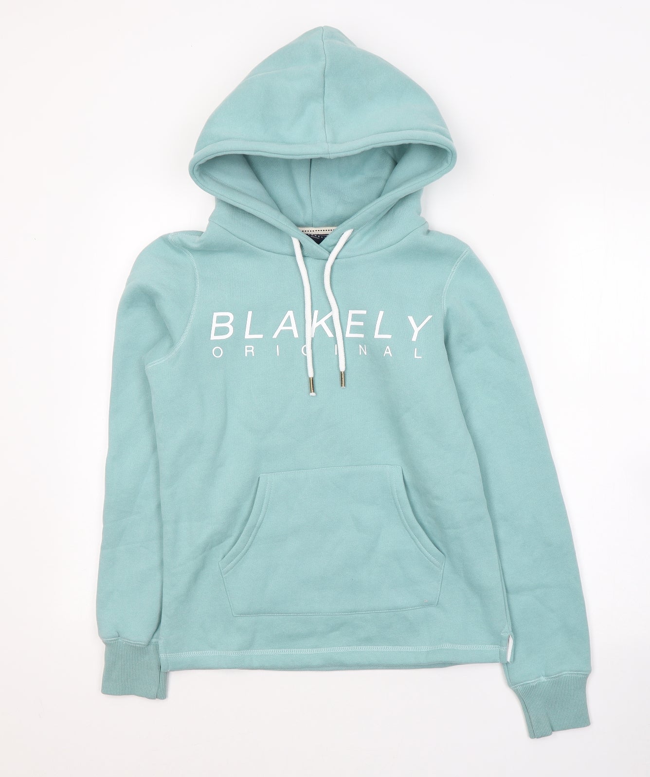Blakely Womens Blue  Cotton Pullover Hoodie Size S  Pullover