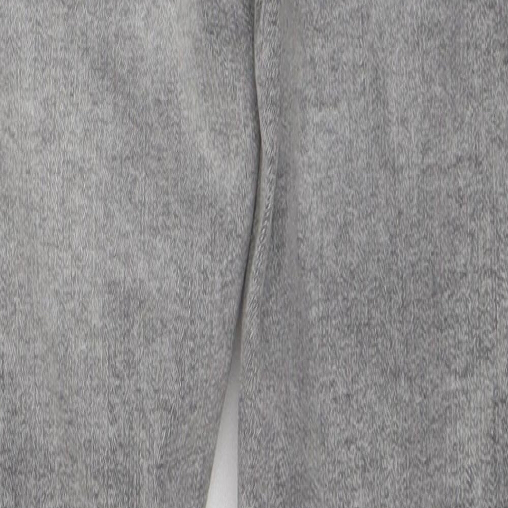 Denim & Co. Womens Grey  Cotton Skinny Jeans Size 6 L27 in Regular Button