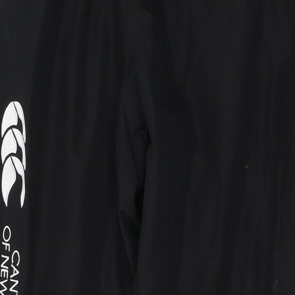 Canterbury Mens Black  Polyester Track Pants Trousers Size M L30 in Regular Pullover