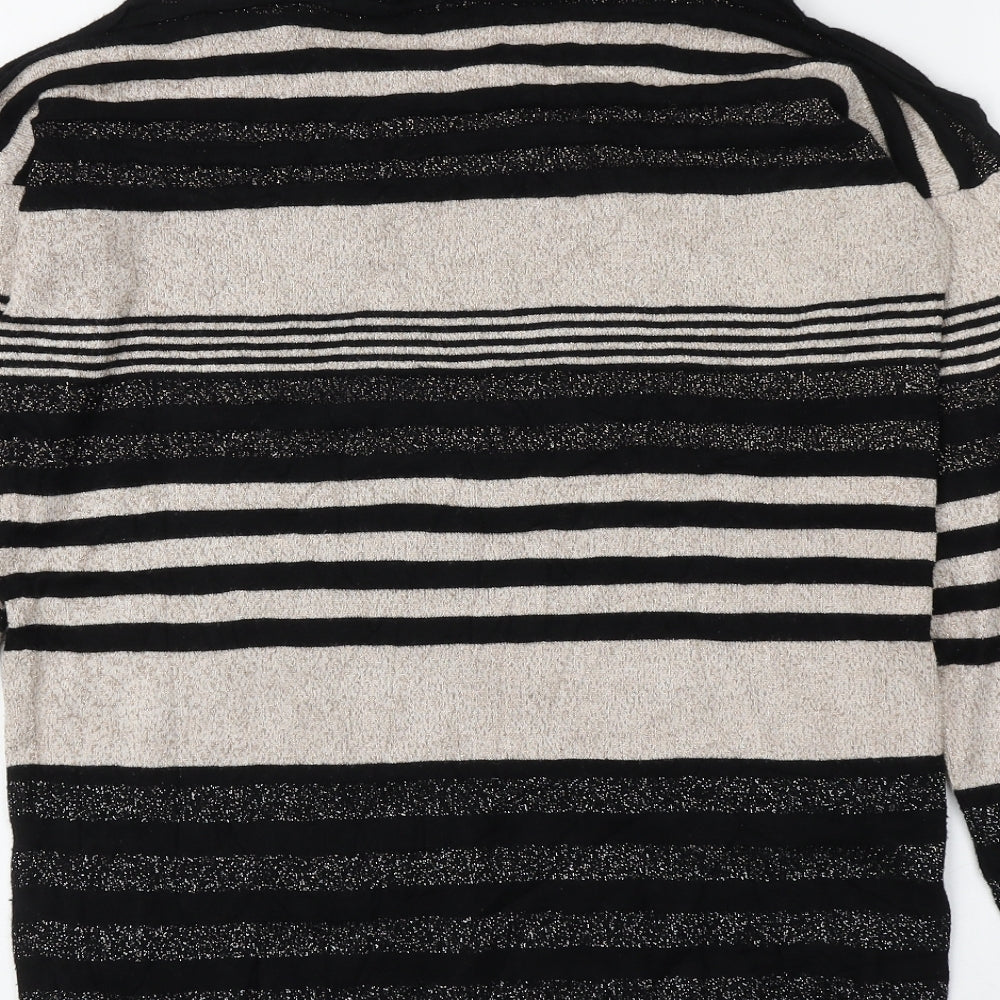 F&F Womens Multicoloured Round Neck  Viscose Pullover Jumper Size 14