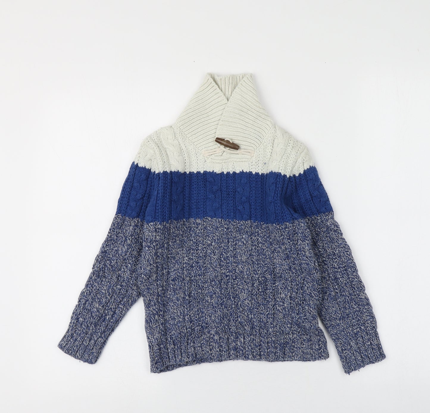 Gap Boys Multicoloured Roll Neck  Cotton Pullover Jumper Size 5 Years