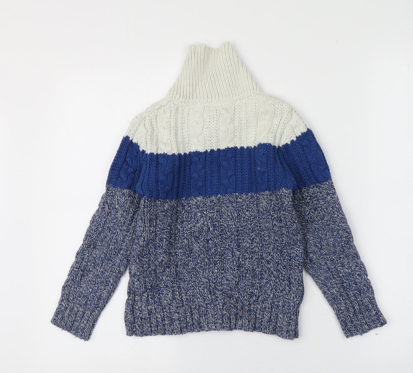 Gap Boys Multicoloured Roll Neck  Cotton Pullover Jumper Size 5 Years