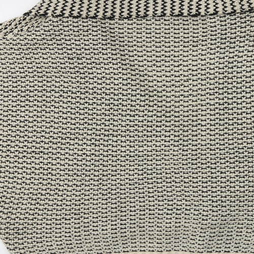 sweewe Womens Beige V-Neck  Acrylic Cardigan Jumper Size 8
