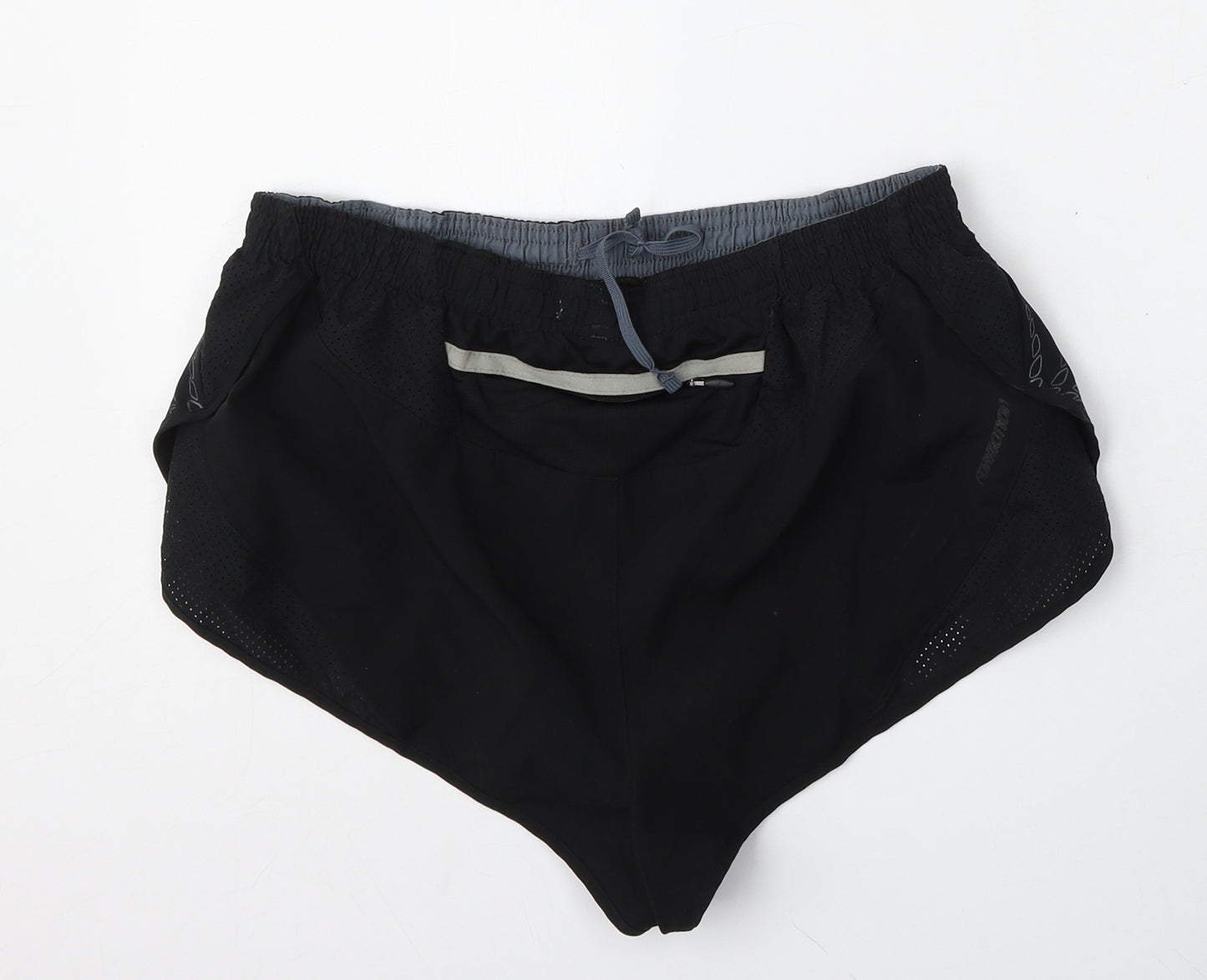 adidas Womens Black  Polyester Athletic Shorts Size M L3 in Regular
