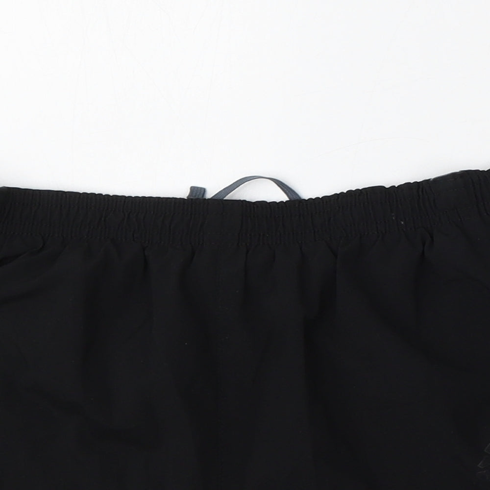 adidas Womens Black  Polyester Athletic Shorts Size M L3 in Regular