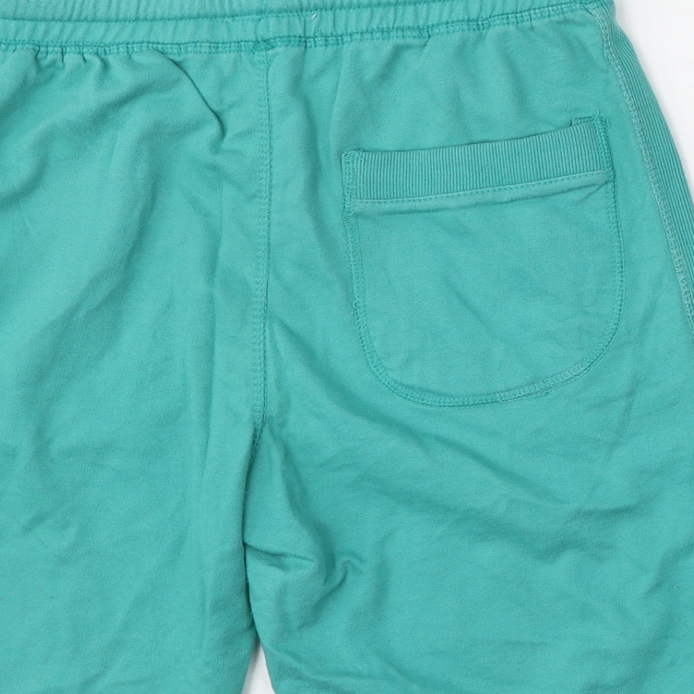 alcott Mens Blue  Cotton Sweat Shorts Size L L9 in Regular Tie