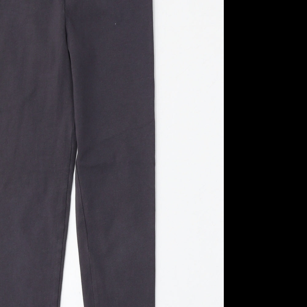 George Girls Grey  Cotton Jogger Trousers Size 8-9 Years  Regular