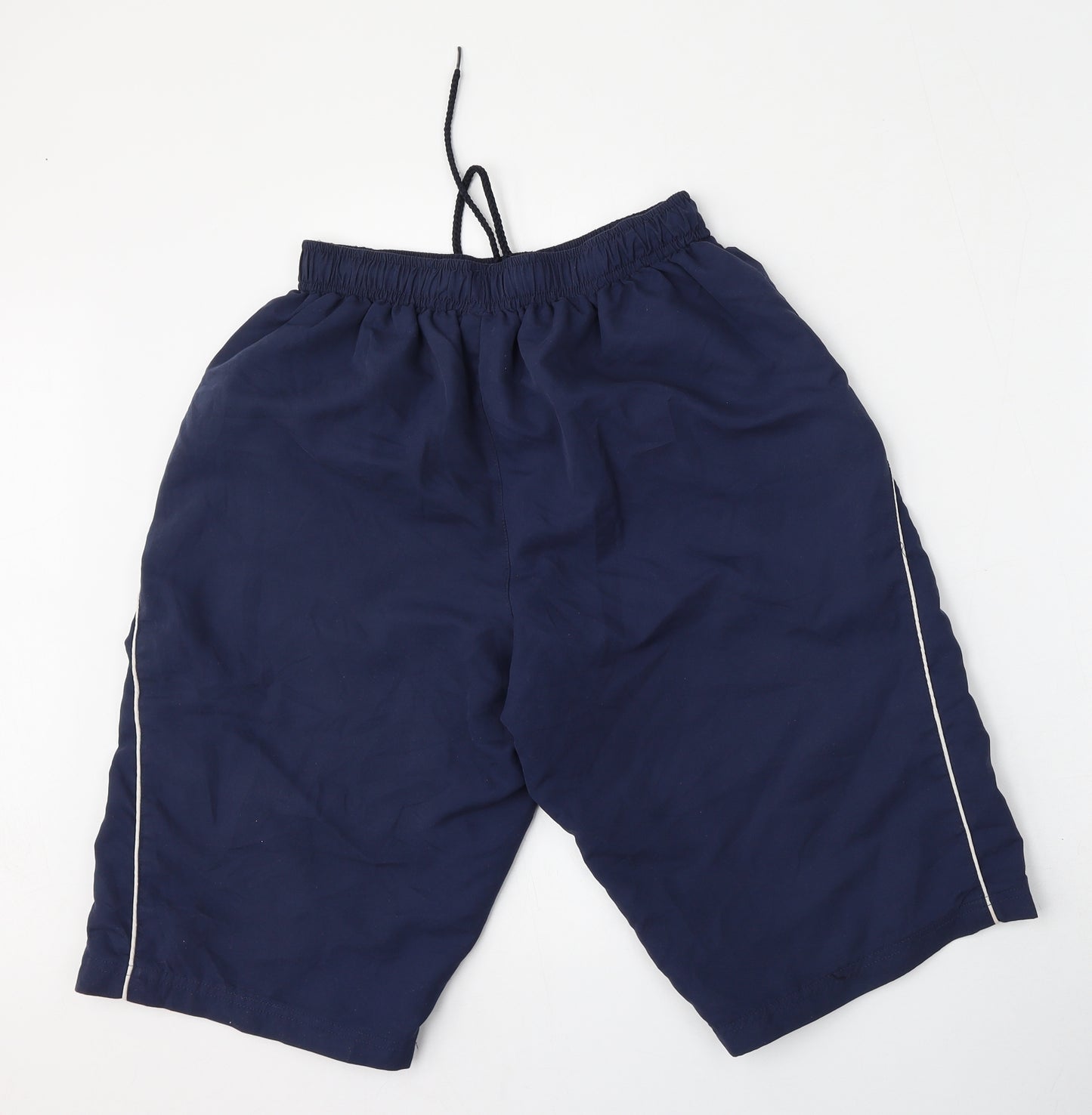 Slazenger Mens Blue  Polyester Bermuda Shorts Size M L12 in Regular Tie