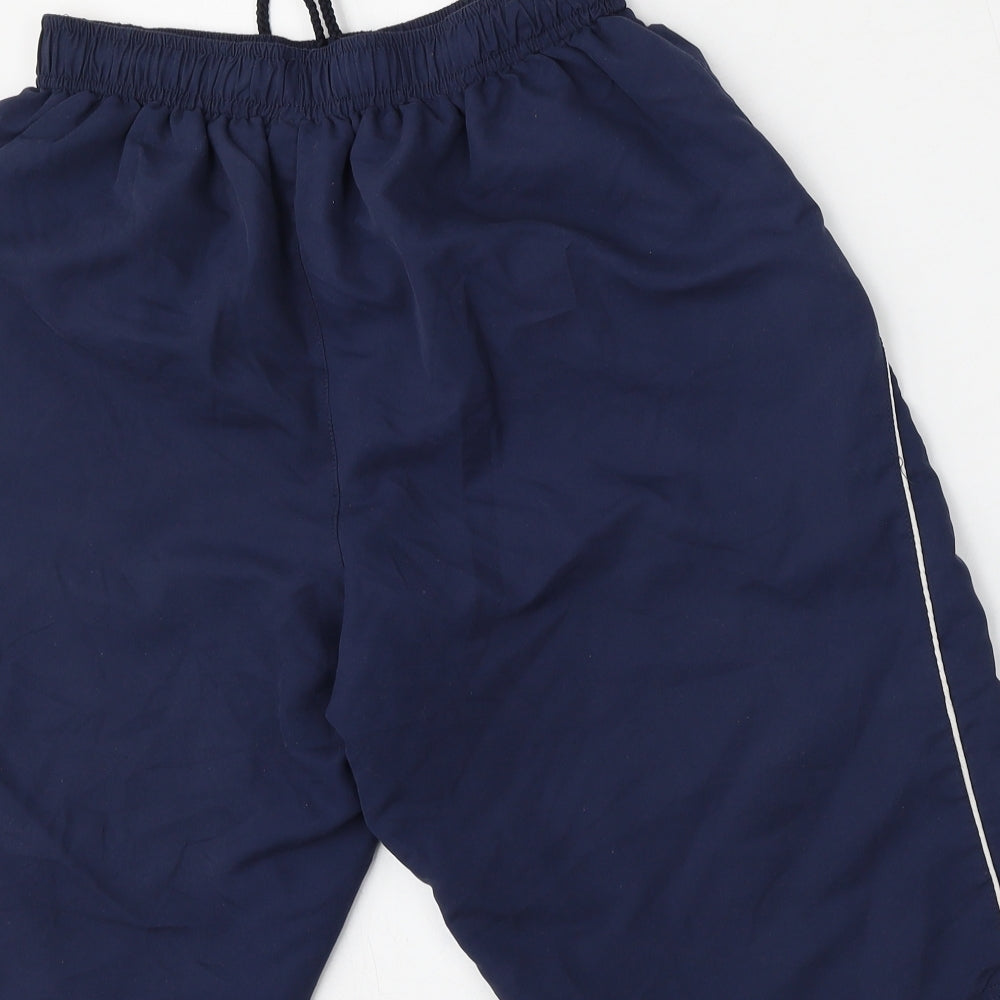 Slazenger Mens Blue  Polyester Bermuda Shorts Size M L12 in Regular Tie