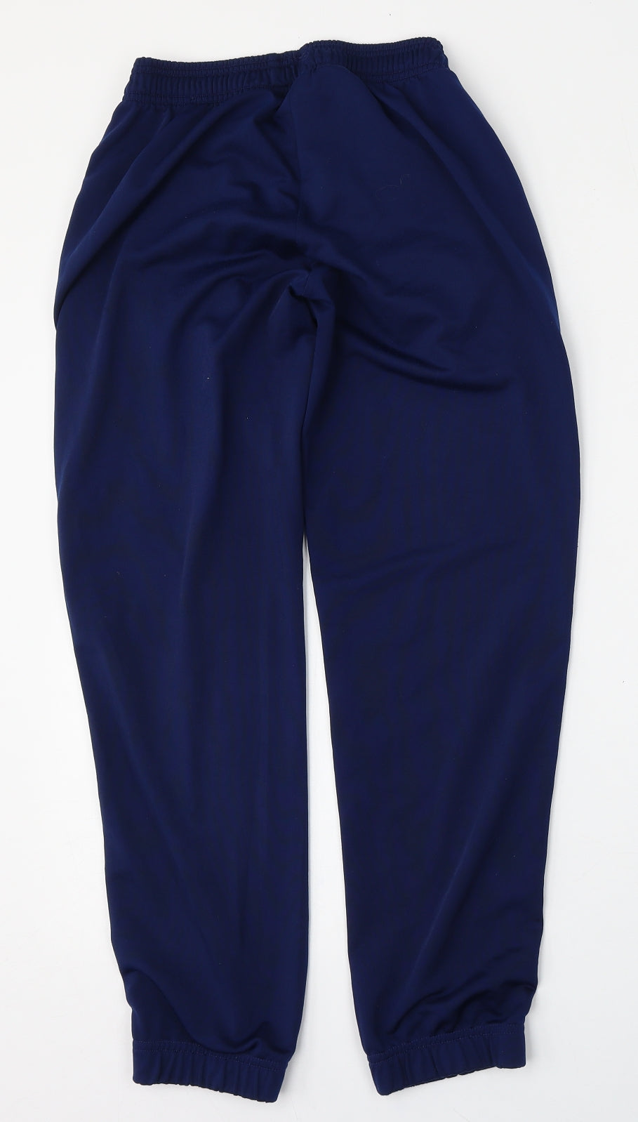 adidas Boys Blue  Polyester Jogger Trousers Size 11-12 Years  Regular Tie