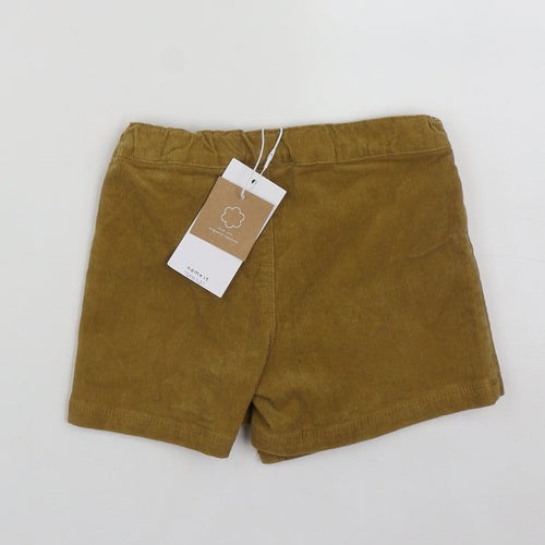 name it Girls Brown  Cotton Wrap Skort Size 2-3 Years  Regular