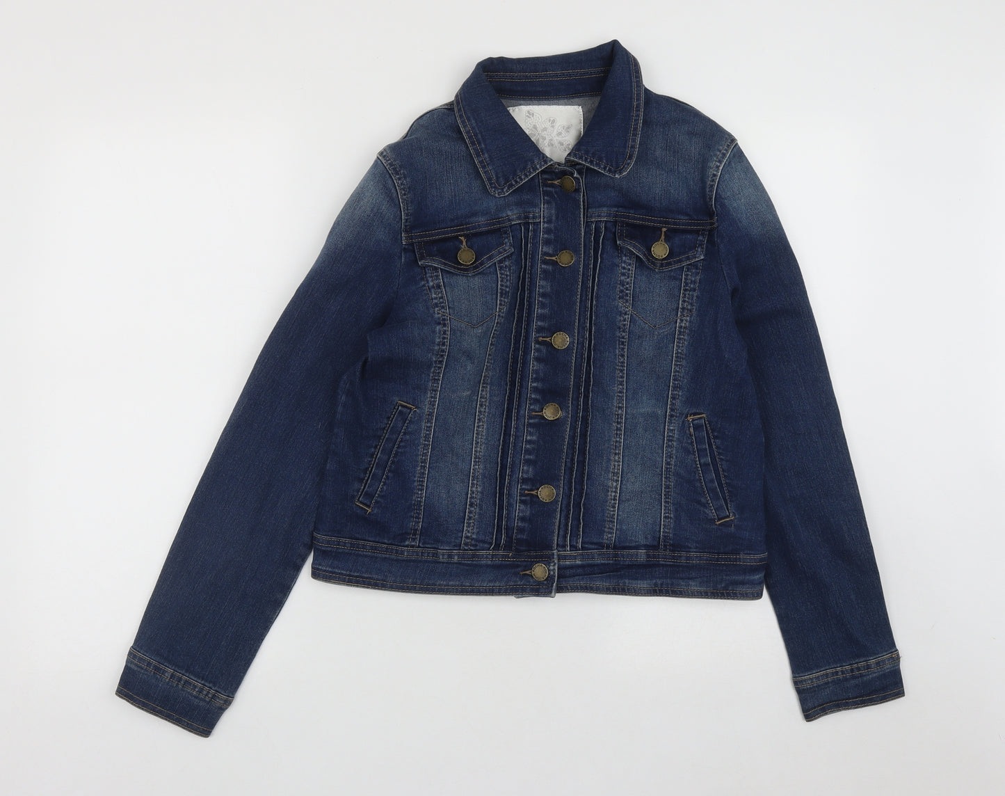 John Rocha Womens Blue   Jacket  Size 12  Button