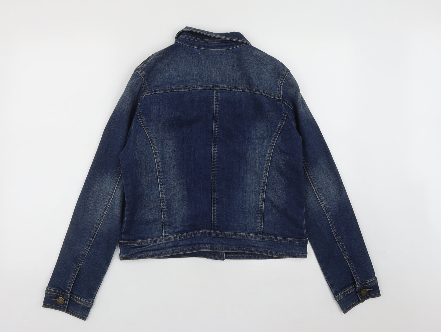John Rocha Womens Blue   Jacket  Size 12  Button