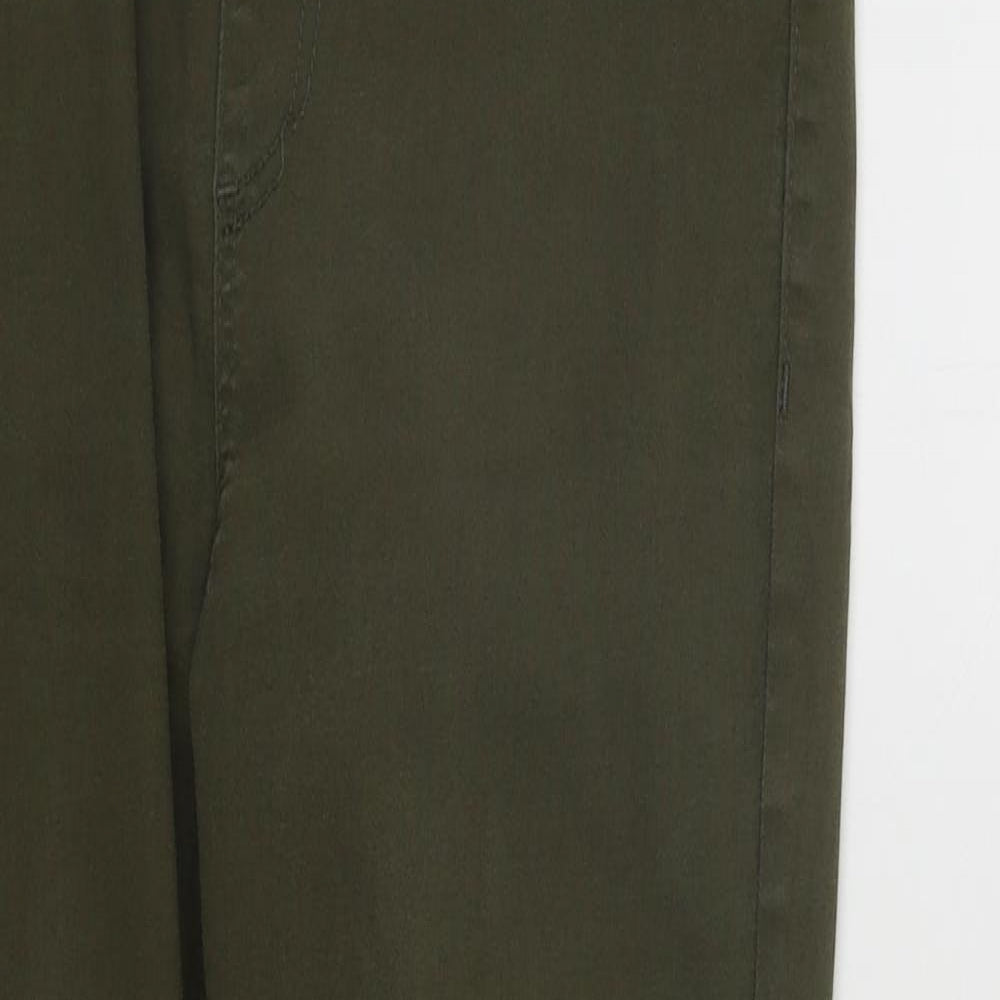 Marks and Spencer Womens Green  Cotton Jegging Jeans Size 12 L26 in Regular