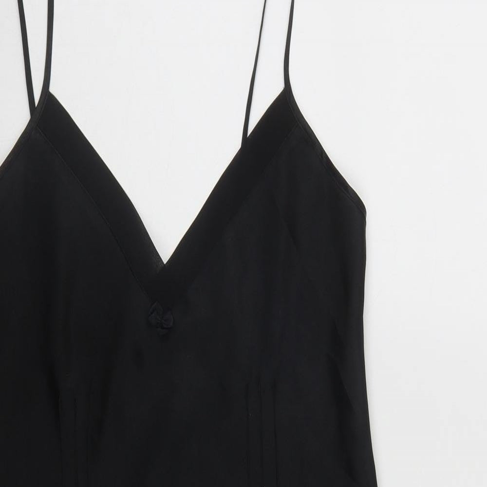 NEXT Womens Black  Polyester Babydoll Dress Size 12