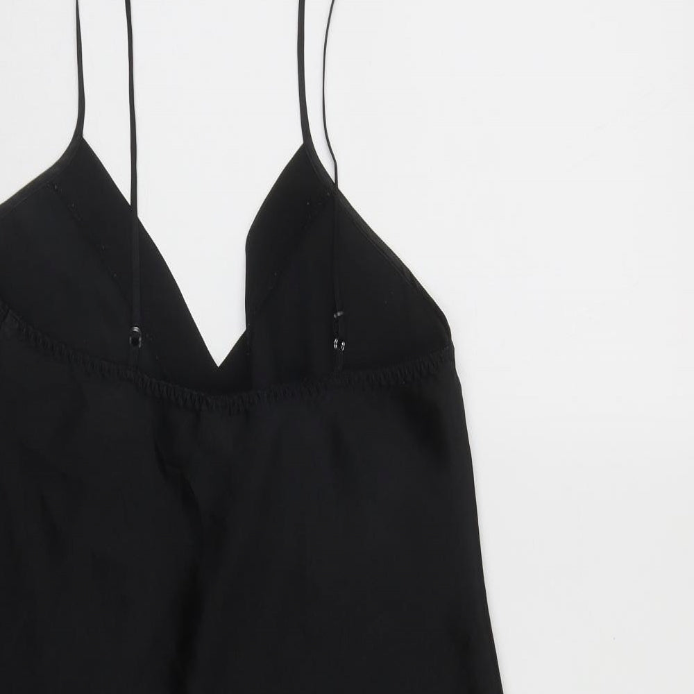 NEXT Womens Black  Polyester Babydoll Dress Size 12