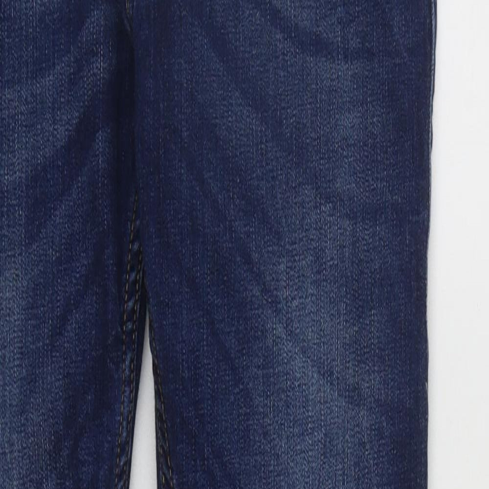 Preworn Mens Blue  Cotton Skinny Jeans Size 28 in L27 in Regular Zip