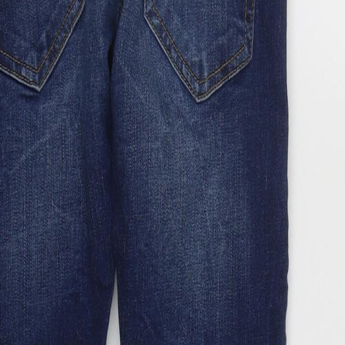 Preworn Mens Blue  Cotton Skinny Jeans Size 28 in L27 in Regular Zip