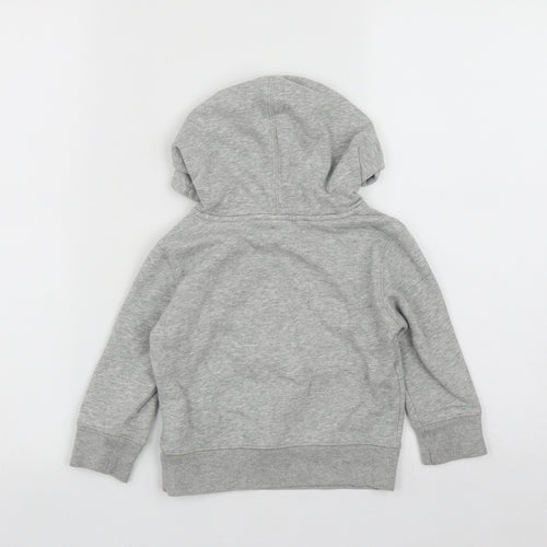 Gap Boys Grey  Cotton Pullover Hoodie Size 2 Years