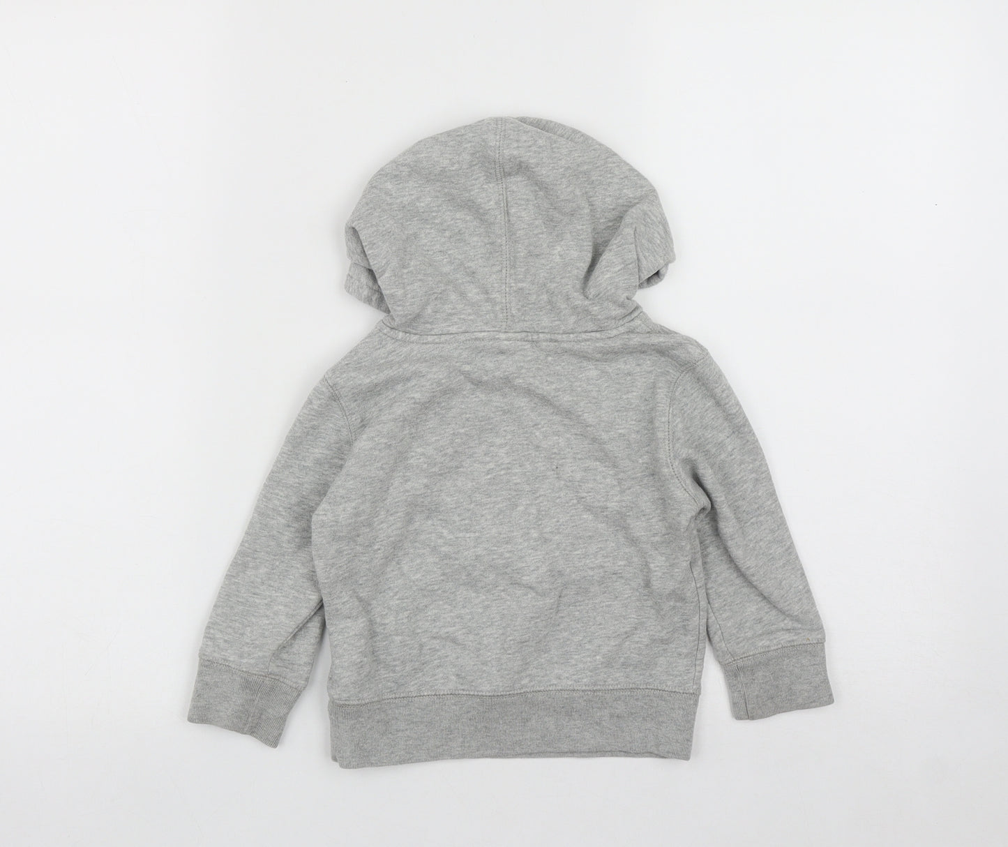 Gap Boys Grey  Cotton Pullover Hoodie Size 2 Years