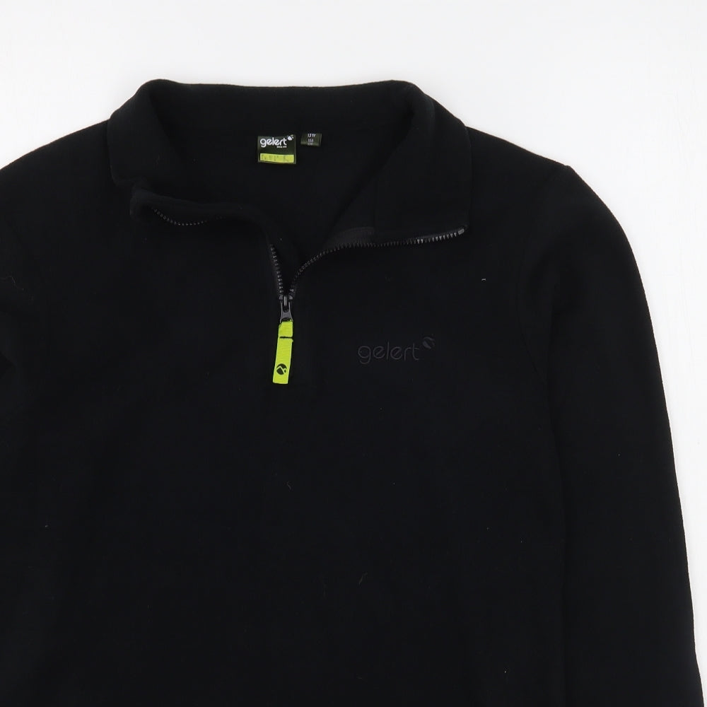 Gelert Boys Black   Jacket  Size 13 Years  Zip