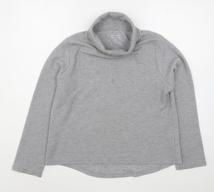 Matalan Womens Grey Polyester Pullover Sweatshirt Size M Pullover