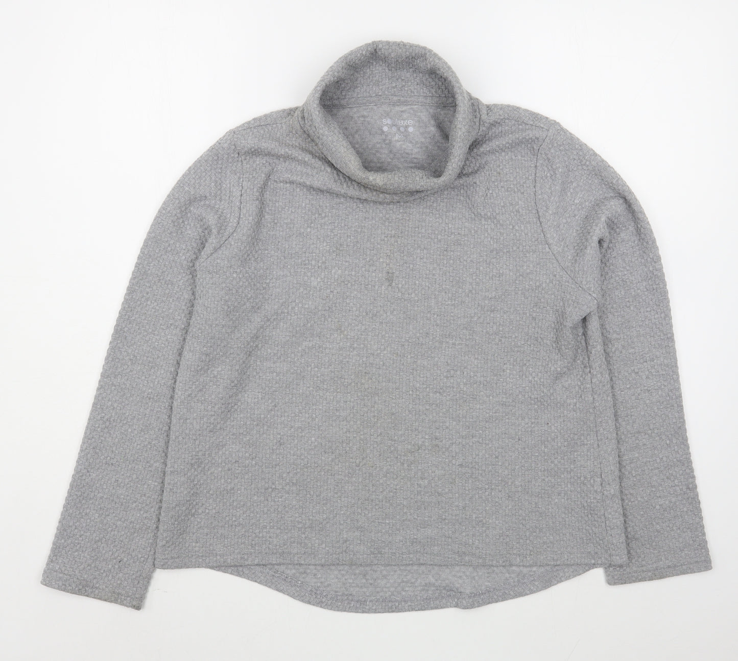 Matalan Womens Grey  Polyester Pullover Sweatshirt Size M  Pullover