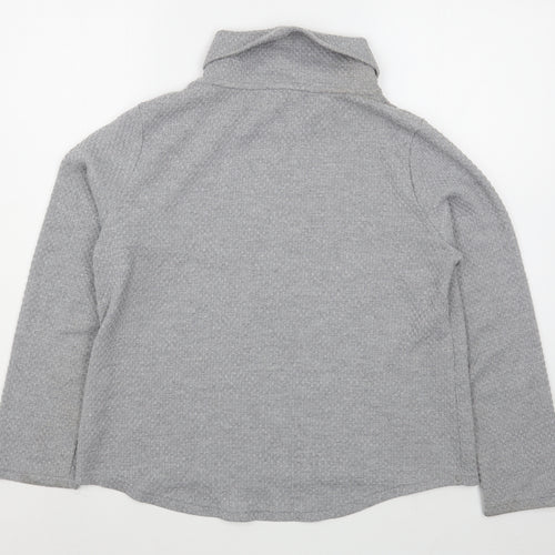 Matalan Womens Grey  Polyester Pullover Sweatshirt Size M  Pullover