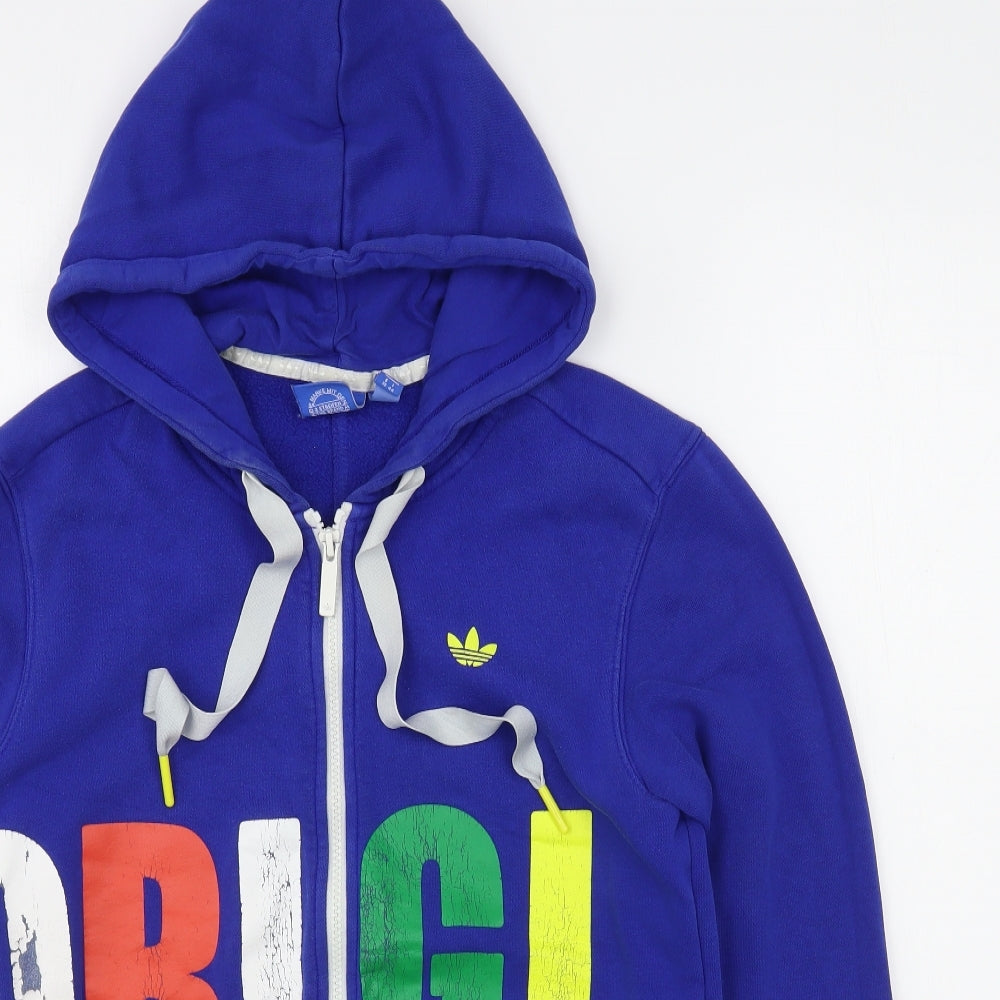 adidas Womens Blue   Jacket  Size 12  Zip