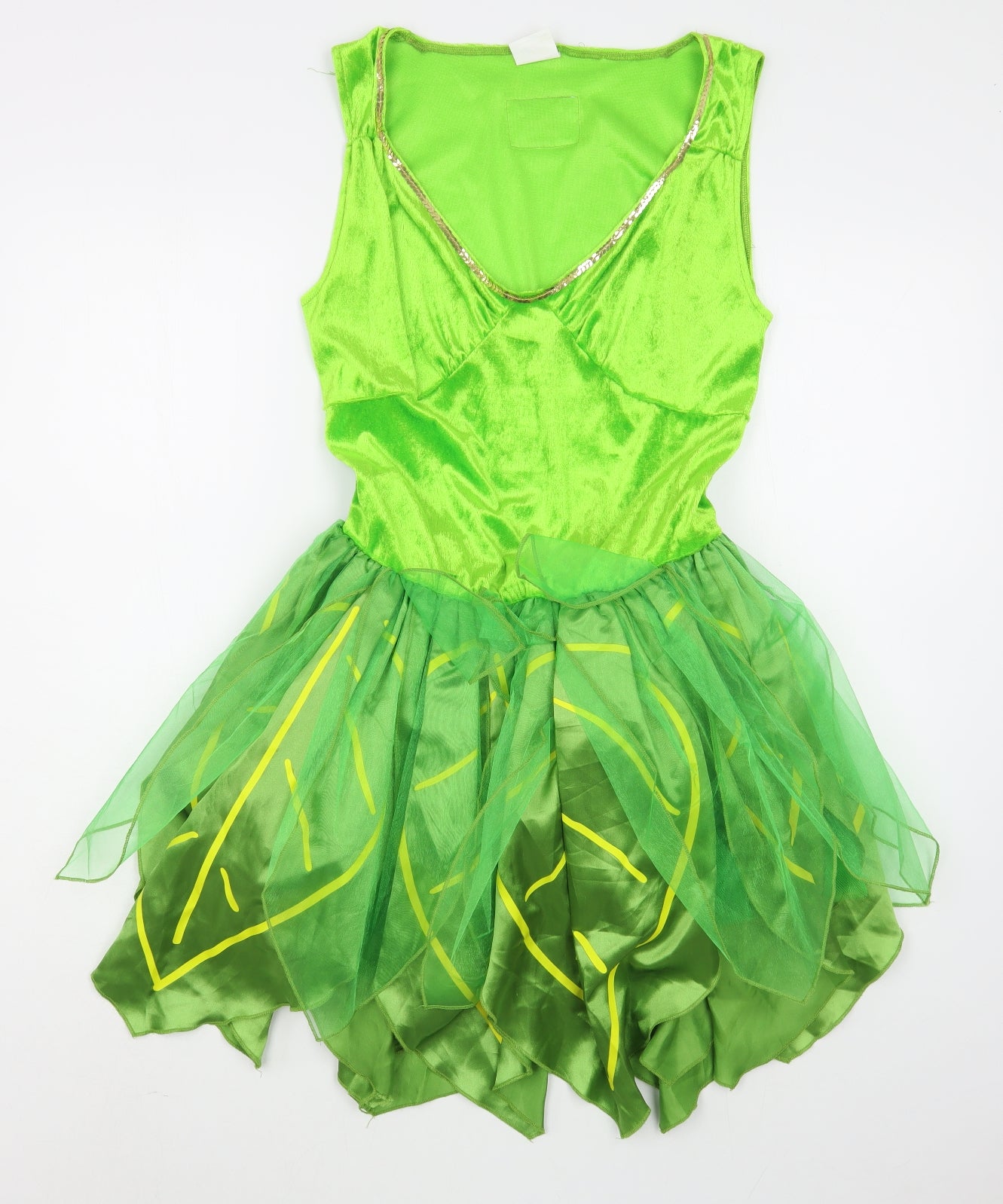 Rubies Costume Co Womens Green  Polyester Fit & Flare  Size 12  Scoop Neck Pullover