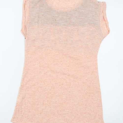Chemistry Womens Pink  100% Cotton Basic T-Shirt Size S Scoop Neck