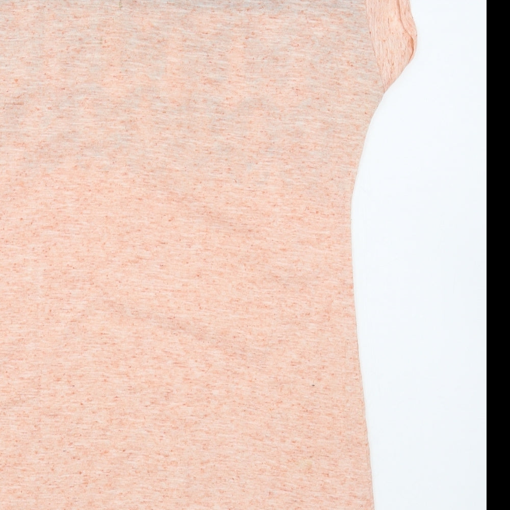 Chemistry Womens Pink  100% Cotton Basic T-Shirt Size S Scoop Neck