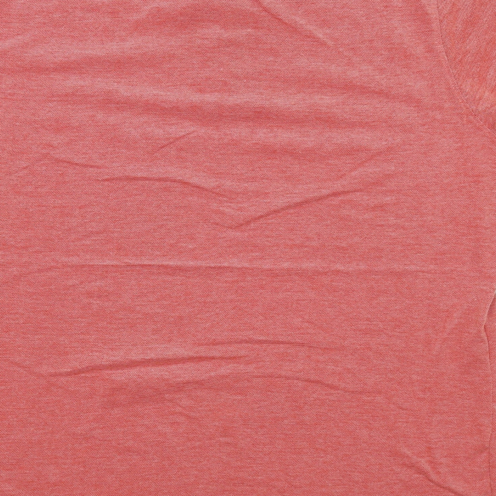 Dunnes Stores Mens Pink  Cotton  Polo Size 2XL Collared Pullover