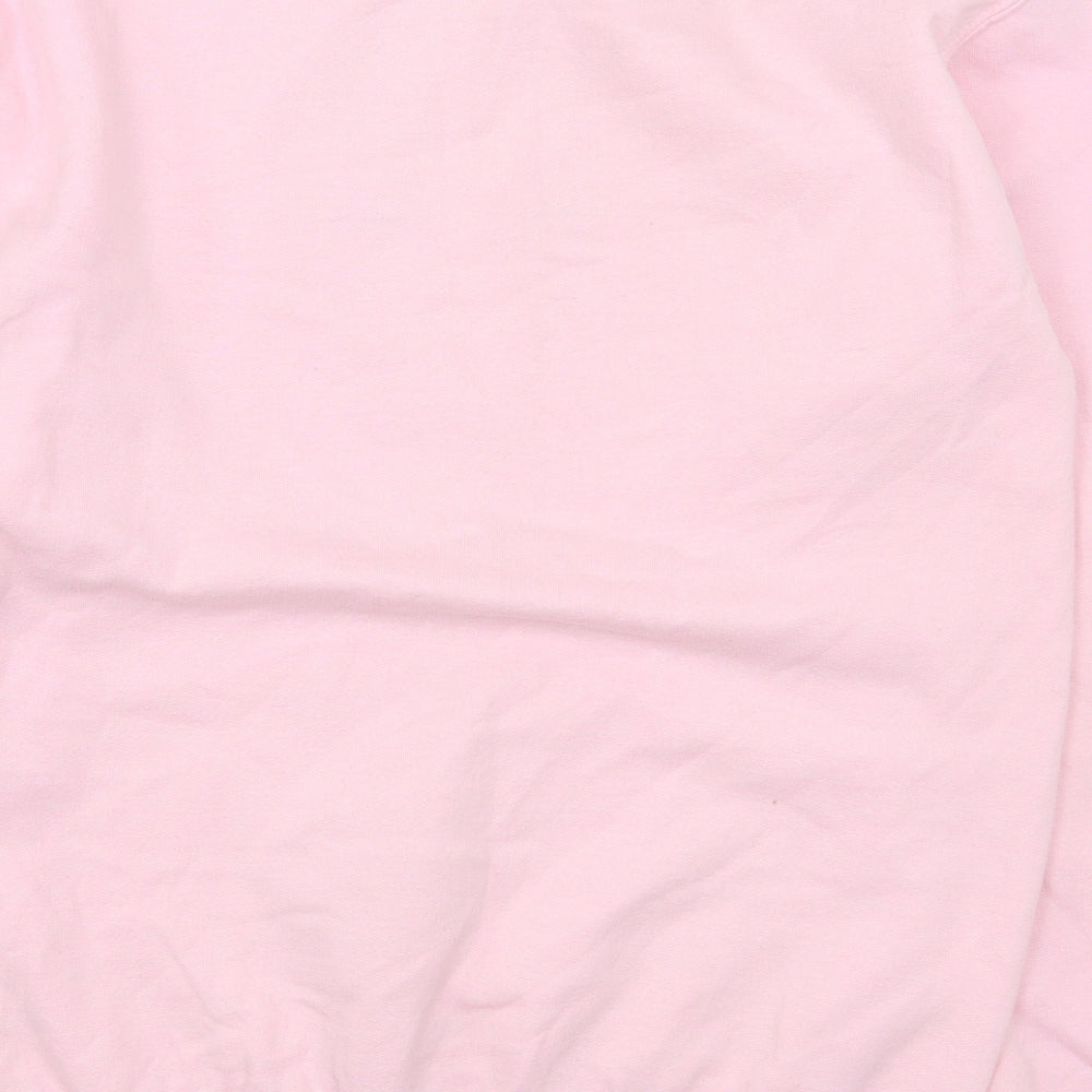 G&G Womens Pink  Cotton Pullover Sweatshirt Size S  Pullover