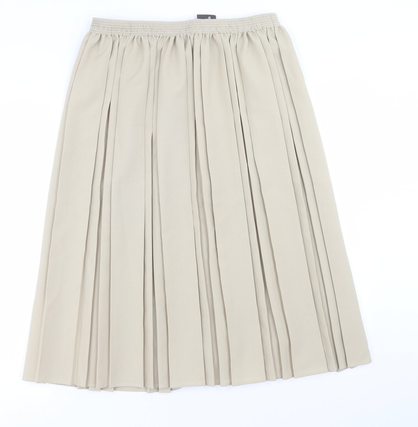 Naomee Womens Beige  Polyester A-Line Skirt Size 2XL