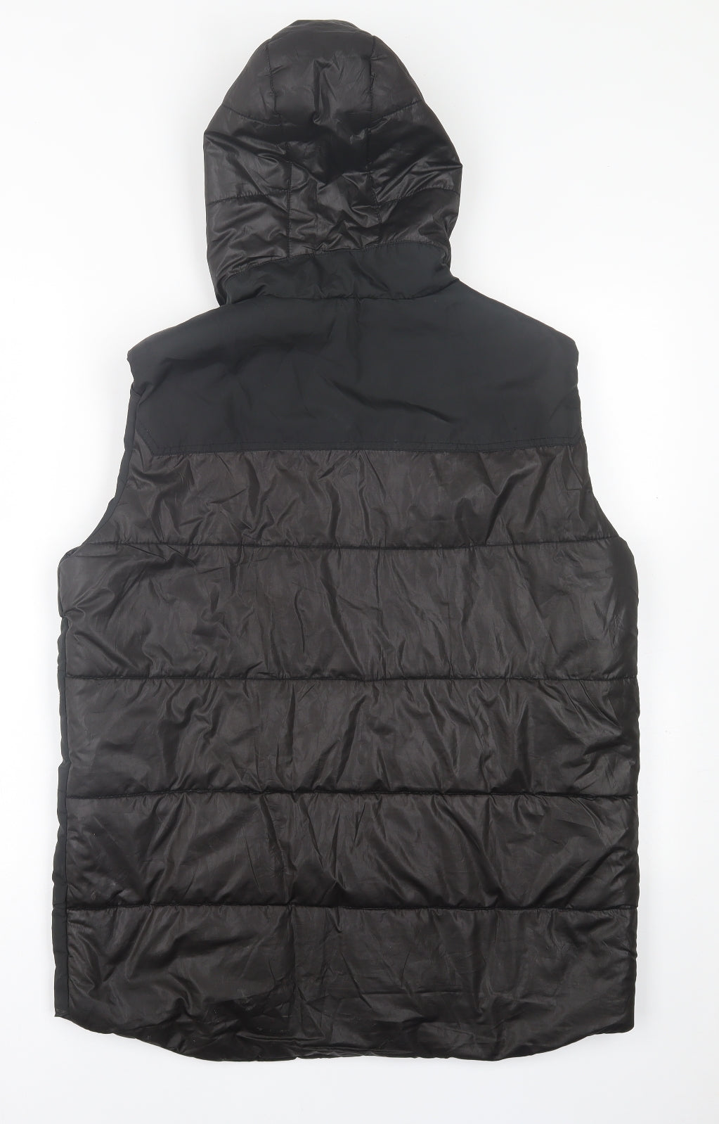 Preworn Mens Black   Gilet Jacket Size S  Zip
