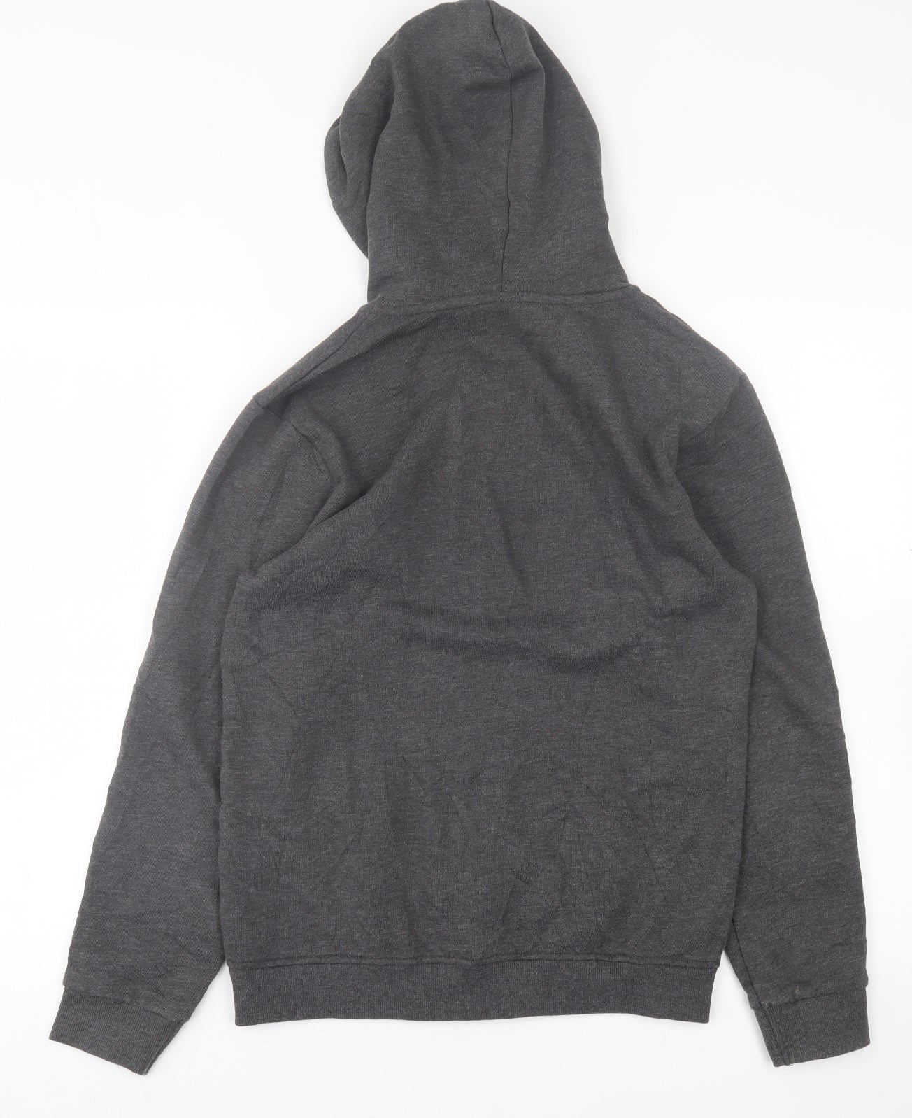 TU Boys Grey  Cotton Full Zip Hoodie Size 14 Years  Zip